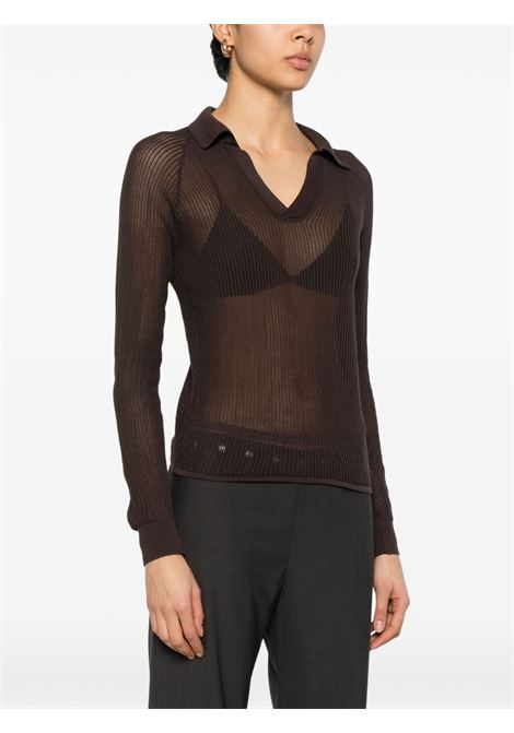polo dandi donna marrone PALOMA WOOL | UJ1615326